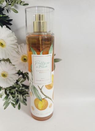 Набор мист + гель pretty as a peach от bath and body works 2
