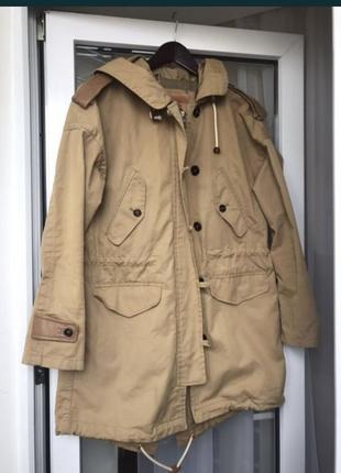 Massimo dutti парка плащ