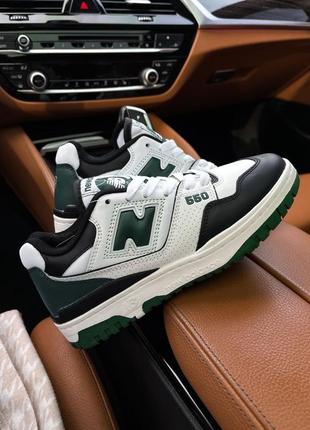 Женские кожаные кроссовки new balance 550