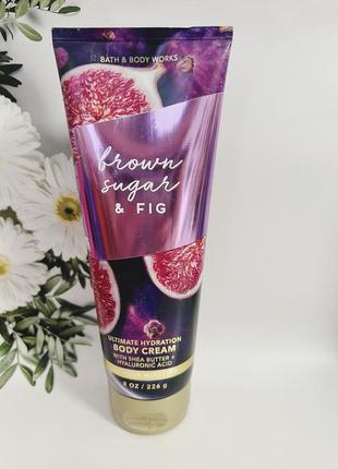 Крем для тіла brown sugar & fig від bath and body works1 фото