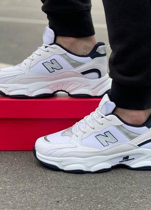 Мужские кроссовки черные белые серые new balance nb [40-44]