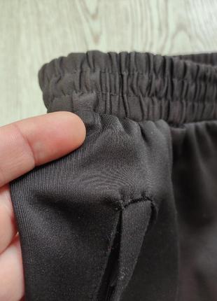 Чорні чоловічі спортивні штани лампасами смужками кишені прямі не вузькі adidas8 фото