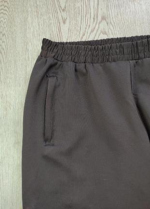 Чорні чоловічі спортивні штани лампасами смужками кишені прямі не вузькі adidas6 фото