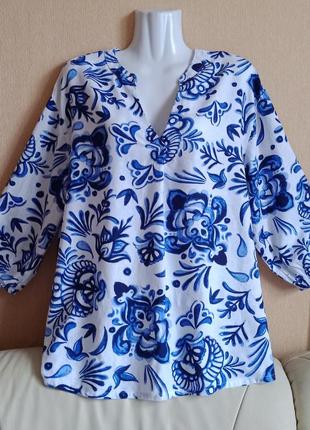 F&amp;f льон нова блуза кофта сорочка лляна1 фото