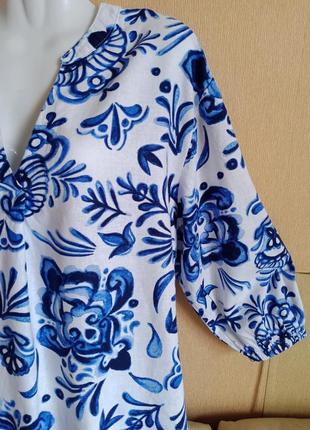 F&amp;f льон нова блуза кофта сорочка лляна6 фото
