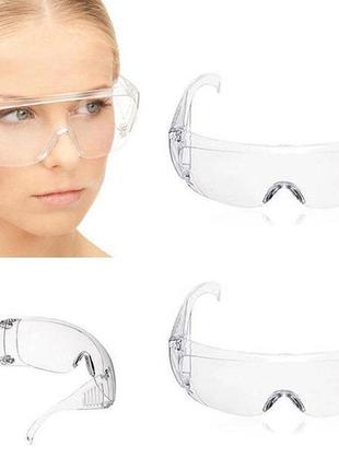 Профессиональные защитные очки из поликарбоната с монолинзой4 фото