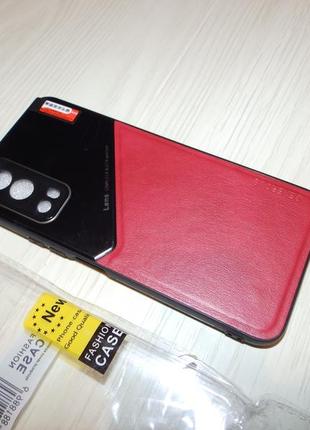 Чехол бампер generous для vivo y72 5g / vivo iqoo z3 5g из стекла и искусственной кожи