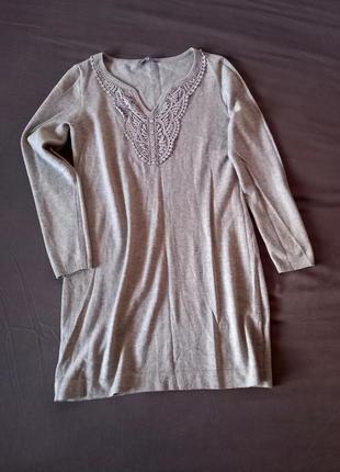Платье laura ashley с плетеным сетевым с шерстью2 фото