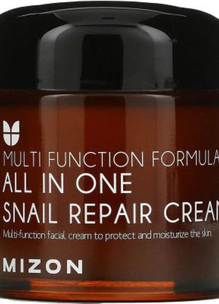 Крем для обличчя mizon all in one snail repair cream 75 мл (8809663751654)