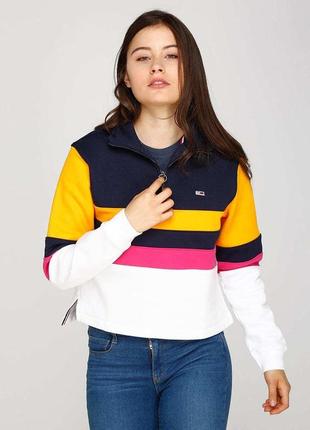 Укороченный свитшот tommy jeans xs8 фото