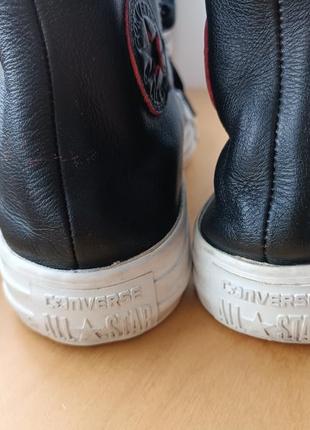 Шкіряні кеди converse6 фото