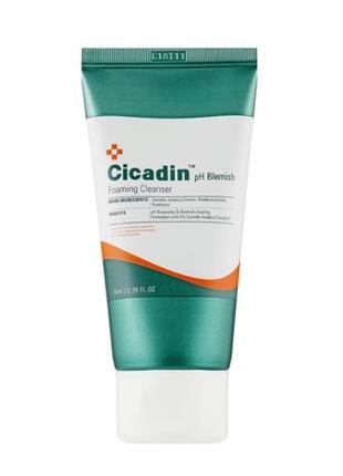 Заспокійлива пінка з центелою 150 мл missha cicadin ph blemish foaming cleanser