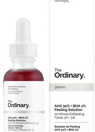 Кислотний пілінг для обличчя the ordinary