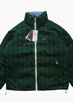 Пуховик lacoste unisex water-repellent reversible jacket1 фото