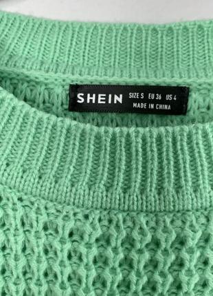 Трендовый укороченный свитер оверсайз от shein3 фото