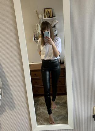 Лосины из эко кожи