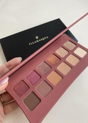 Палетка теней illamasqua nude collection unveiled artistry palette