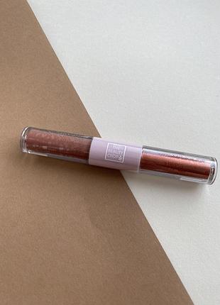 Рідкі тіні 2 в 1 the beauty crop liquid eyeshadow duo cinnamon and fudge 2 х 2 мл