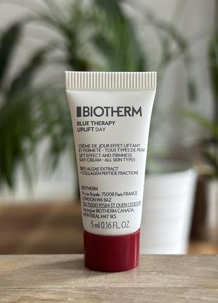 Biotherm blue therapy red algae uplift day cream | крем от морщин с эффектом лифтинга, 5ml.1 фото