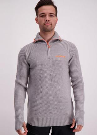 Неймовірно якісна шерстяний светр на замку від норвезького бренду daehlie