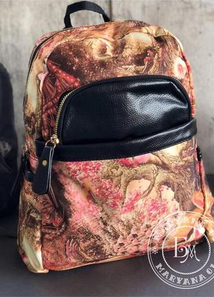 Яскравий жіночий рюкзак міський6 фото