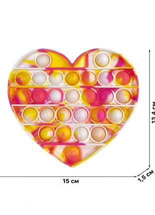 Силиконовая игрушка антистресс поп ит фиджет (pop it) силиконовая вечная пупырка для взрослых и детей2 фото