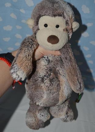 Удивительно нежная и красивая большая плюшевая мягкая игрушка обезьянка monkey jellycat джейли кет1 фото