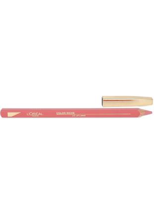Нюдовий рожевий контурний олівець для губ лореаль l'oreal paris colour riche lip liner