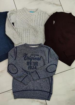 Пакет брендовых свитеров свитшотов на мальчика 6-7-8 лет (116-122-128с1 фото