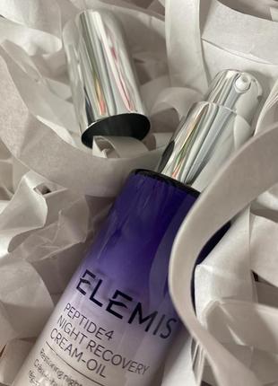 Крем-ночной elemis peptide4 night recovery cream-oil