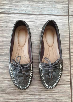 Качественные стильные мокасины, туфли hotter натуральная кожа, оригинал