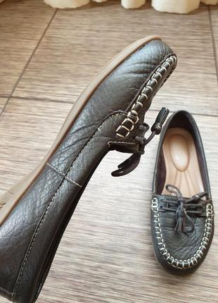 Качественные стильные мокасины, туфли hotter натуральная кожа, оригинал