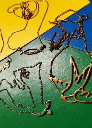 💎 серебряная цепочка с подвеской камни цепь подвеска кулон сердце бижутерия колье