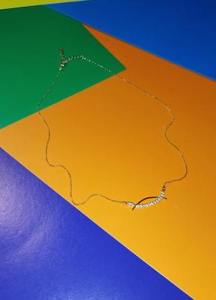 💎 золотая цепочка с подвеской  камни цепь подвеска кулон абстракция колье бижутерия9 фото