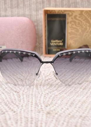Красивые солнцезащитные бесоправные женские очки lanttemeng5 фото