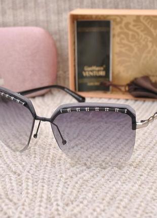 Красивые солнцезащитные бесоправные женские очки lanttemeng