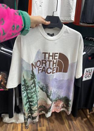 Футболка the north face mountain тнф tnf