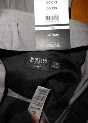 Штани чоловічі чіноси burton (skinny) w346 фото