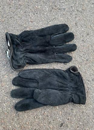 Замшевые перчатки2 фото