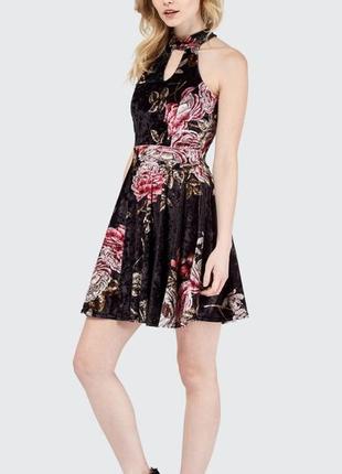 Платье велюровое для вечеринок select