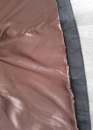 Benny's піджак куртка шкіра 100% коричневий,8 фото