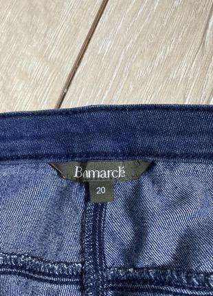 Темные стрейчевые джинсы укороченные стрейчевые джинсы bonmarche xxl 58-60р4 фото