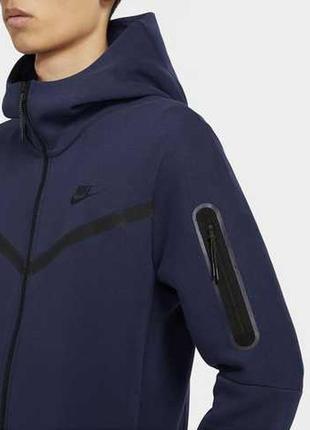 Кофта nike nsw tech fleece hoodie fz (cu4489-410)5 фото