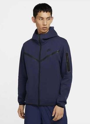 Кофта nike nsw tech fleece hoodie fz (cu4489-410)2 фото