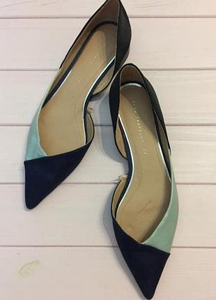 Туфлі/човники, zara, розмір 37/23,5 див.