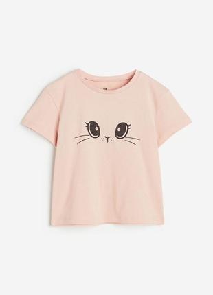 Футболка с котиком h&m