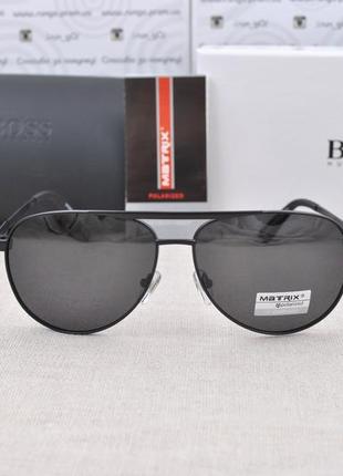 Фирменные солнцезащитные мужские очки matrix polarized mt8597 капля авиатор3 фото