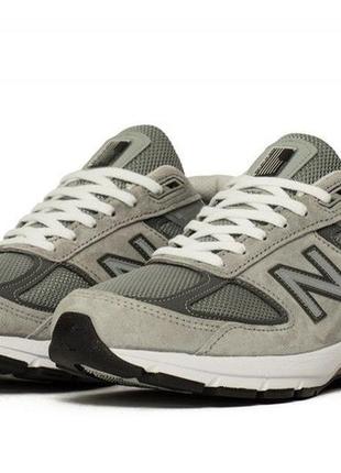 Кроссовки мужские new balance 990v5 grey (m990gl5)