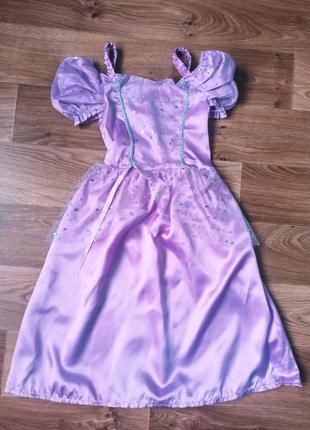 Карнавальное платье принцессы на новый год на девочку рост 122 128