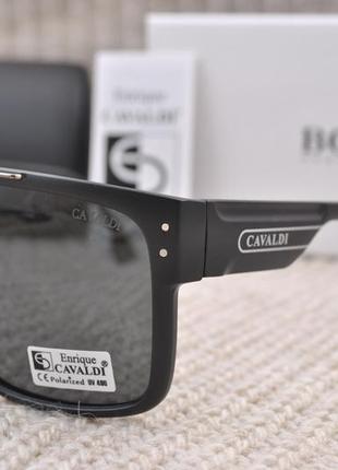 Оригинальные мужские солнцезащитные очки маска поляризованные enrique cavaldi polarized2 фото